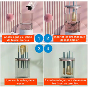 LIMPIADOR DE BROCHAS DE MAQUILLAJE ELÉCTRICO